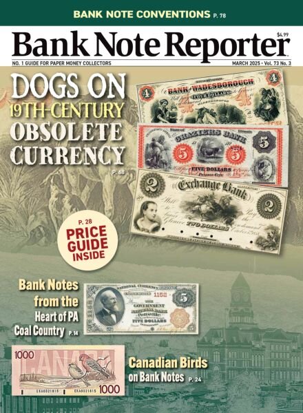 Bank Note Reporter – March 2025 Cover