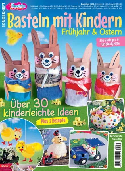 Basteln mit Kindern Sonderheft – Februar 2025 Cover