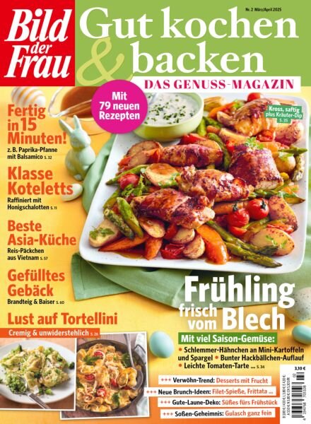 Bild der Frau Gut Kochen & Backen – Marz-April 2025 Cover