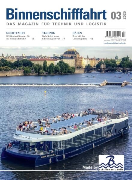 Binnenschifffahrt – Marz 2025 Cover