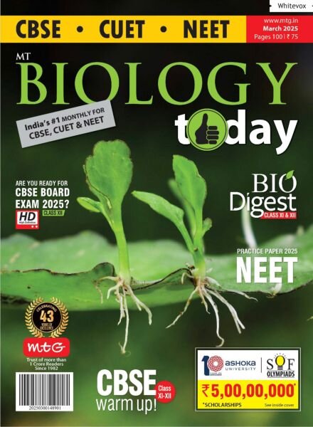 Biology Today – March 2025 Cover