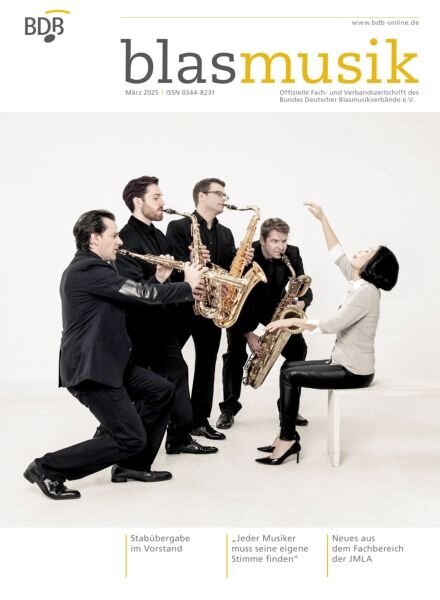 Blasmusik – Marz 2025 Cover