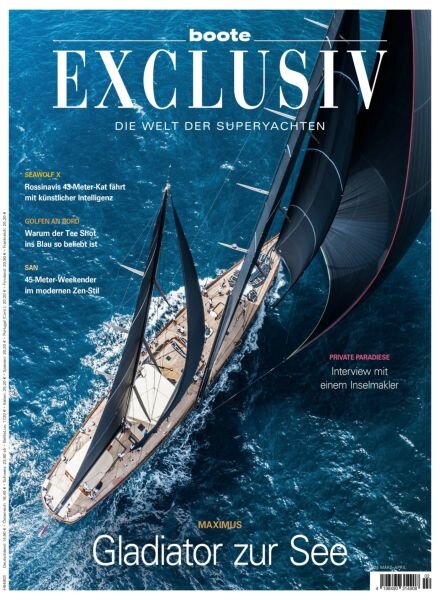 Boote Exclusiv – Marz-April 2025 Cover