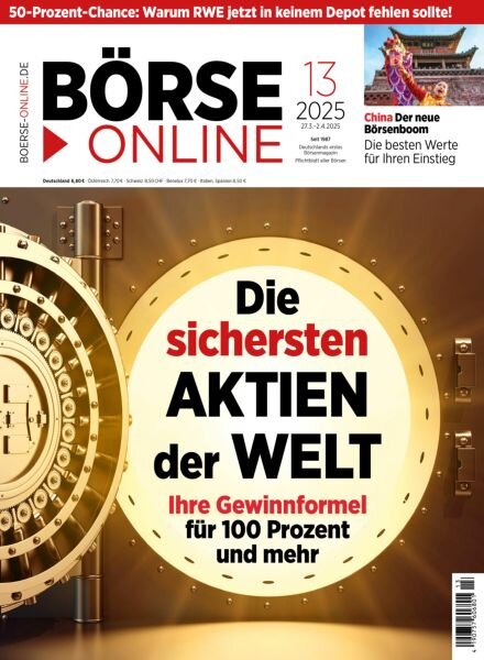 Borse Online – 27 Marz 2025 Cover
