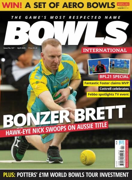 Bowls International – April 2025 Cover