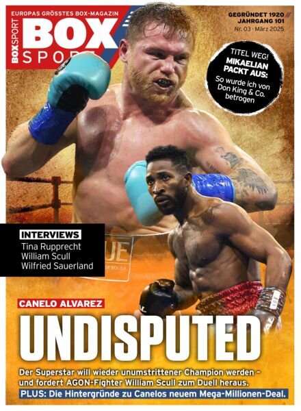 BoxSport – Marz 2025 Cover