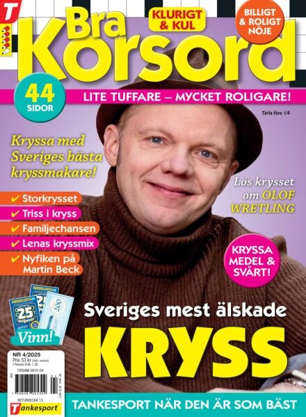 Bra Korsord – 26 Februari 2025 Cover