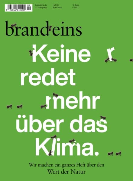 Brand Eins – April 2025 Cover
