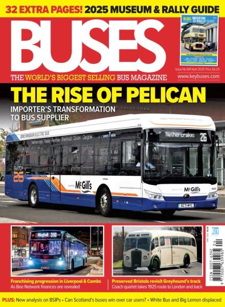 Buses Magazine – April 2025 Cover