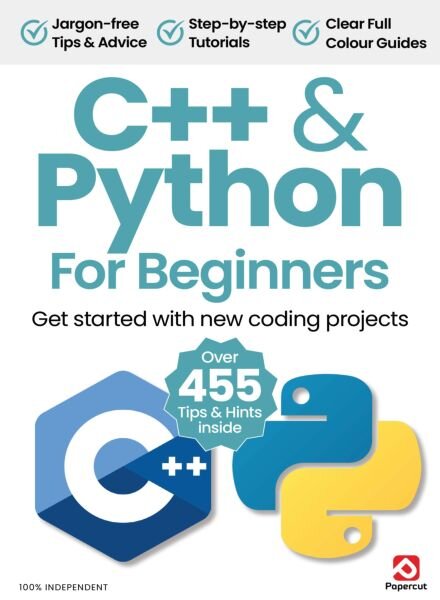 C++ & Python For Beginners – February 2025 Cover