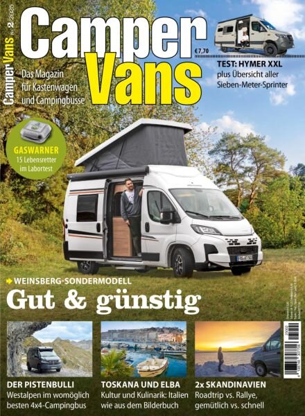 CamperVans – Februar 2025 Cover