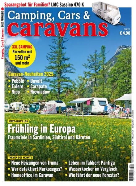 Camping Cars & Caravans – Marz 2025 Cover