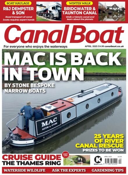 Canal Boat – April 2025 Cover