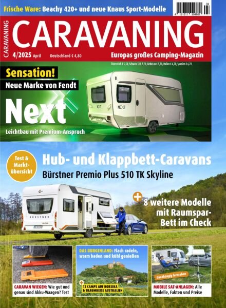 Caravaning – April 2025 Cover