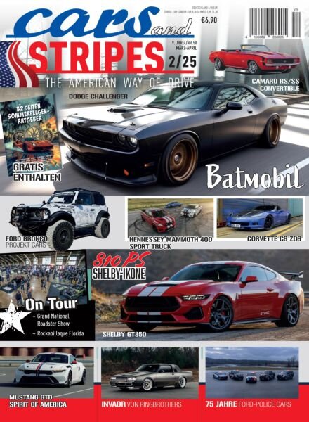 Cars & Stripes – Marz-April 2025 Cover
