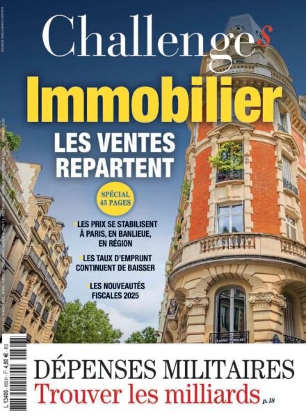 Challenges – 13 Mars 2025 Cover