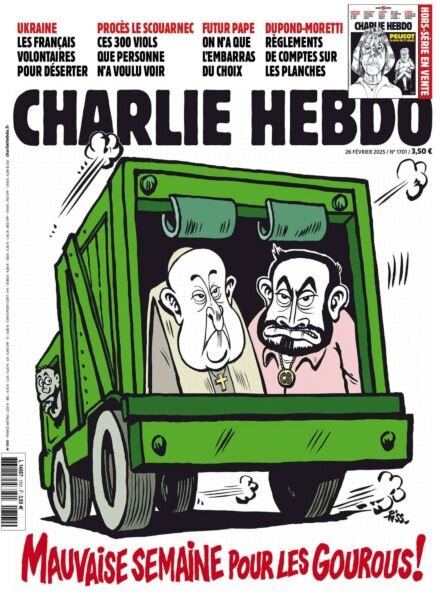 Charlie Hebdo – 26 Fevrier 2025 Cover