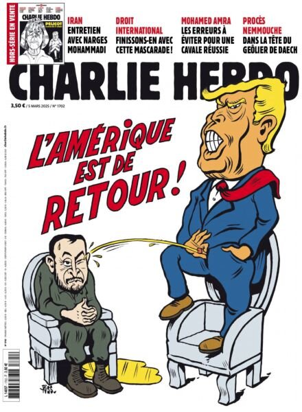 Charlie Hebdo – 5 Mars 2025 Cover
