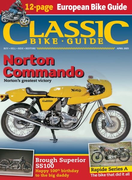 Classic Bike Guide – April 2025 Cover