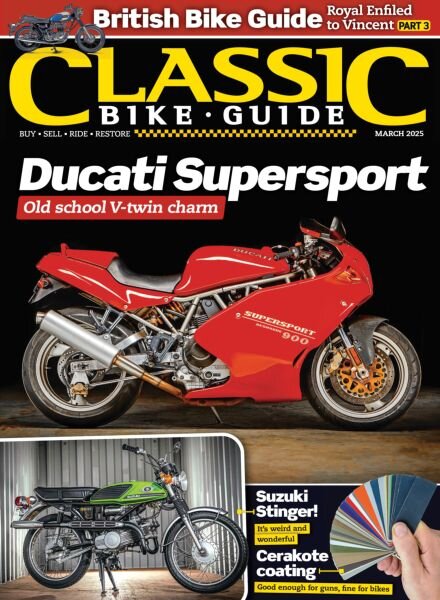 Classic Bike Guide – March 2025 Cover