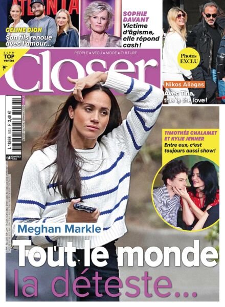 Closer France – 14 Mars 2025 Cover