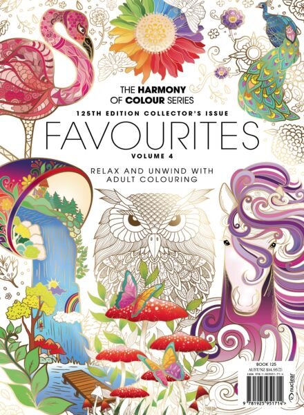 Colouring Book – Favourites IV – March 2025 Cover
