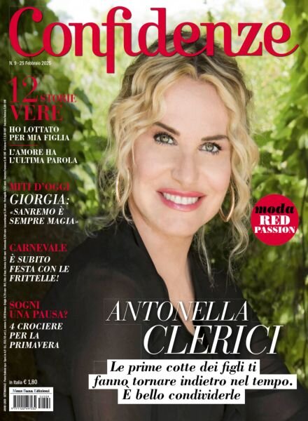 Confidenze – 25 Febbraio 2025 Cover