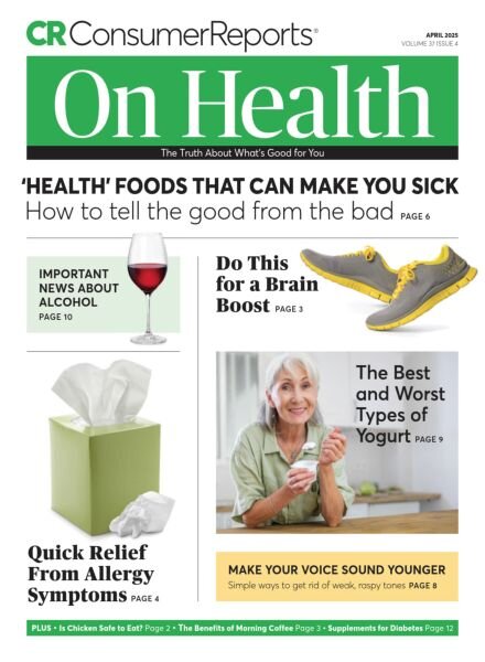 Consumer Reports on Health – April 2025 Cover