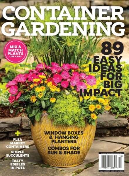 Container Gardening – 89 Easy Ideas For Big Impact 2025 Cover