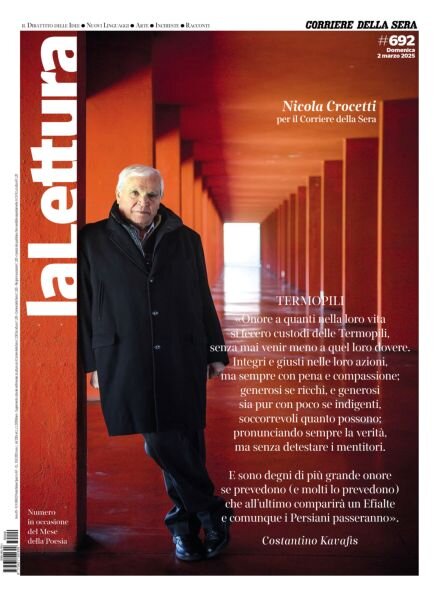 Corriere della Sera La Lettura – 2 Marzo 2025 Cover