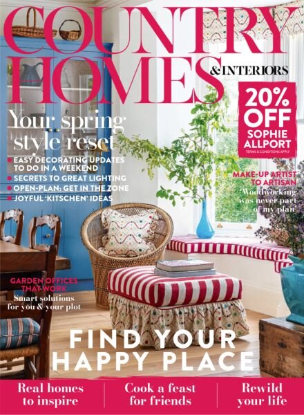 Country Homes & Interiors – April 2025 Cover