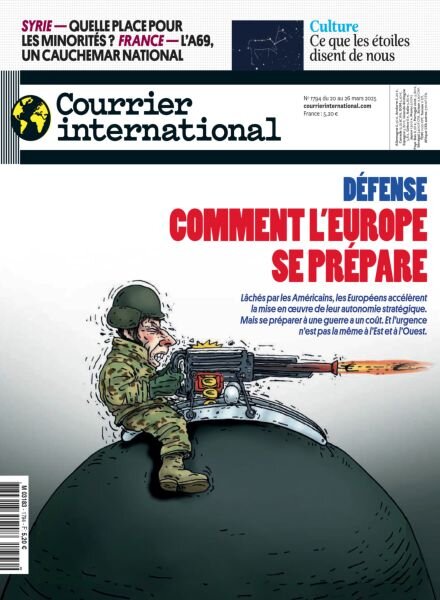 Courrier International – 20 Mars 2025 Cover