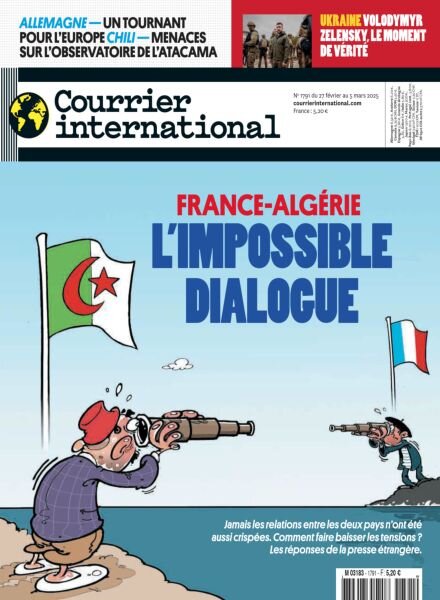 Courrier International – 27 Fevrier 2025 Cover