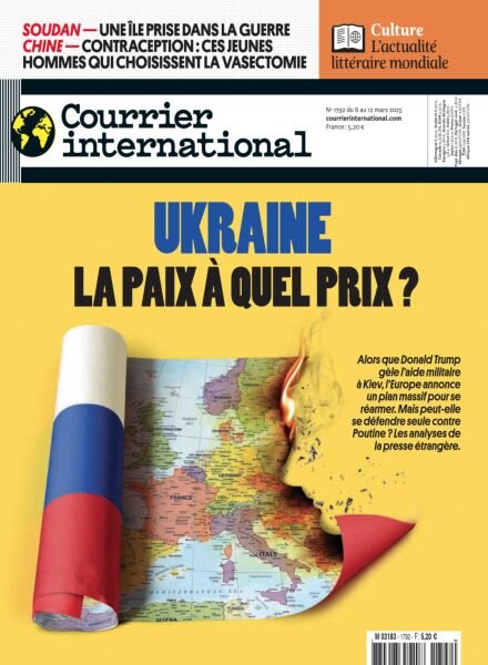 Courrier International – 6 Mars 2025 Cover