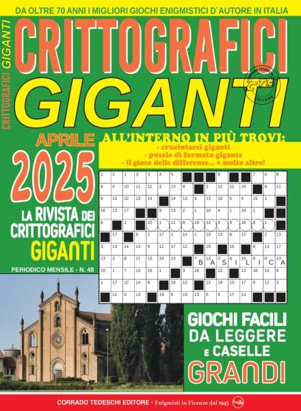 Crittografici Giganti – Aprile 2025 Cover