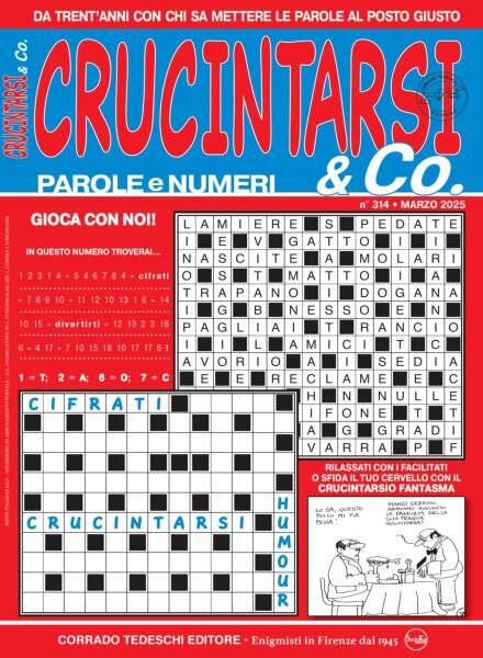 Crucintarsi & Co – Marzo 2025 Cover