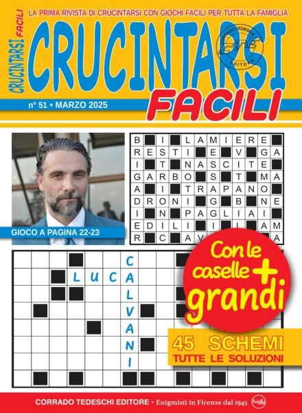 Crucintarsi Facili – Marzo 2025 Cover