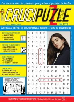Crucipuzzle – Aprile 2025