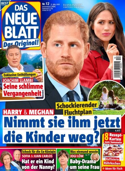 Das Neue Blatt – 12 Marz 2025 Cover