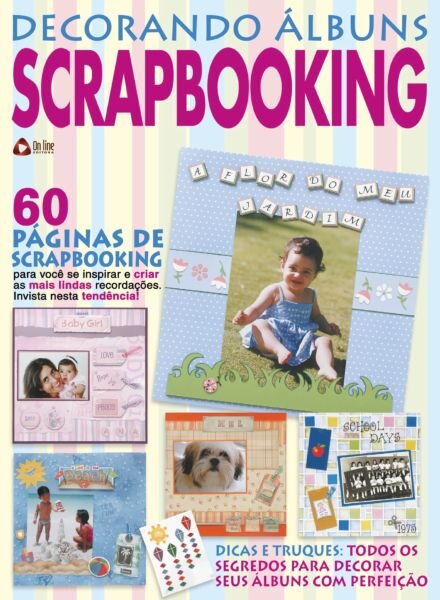 Decorando albuns Scrapbooking – Marco 2025 Cover