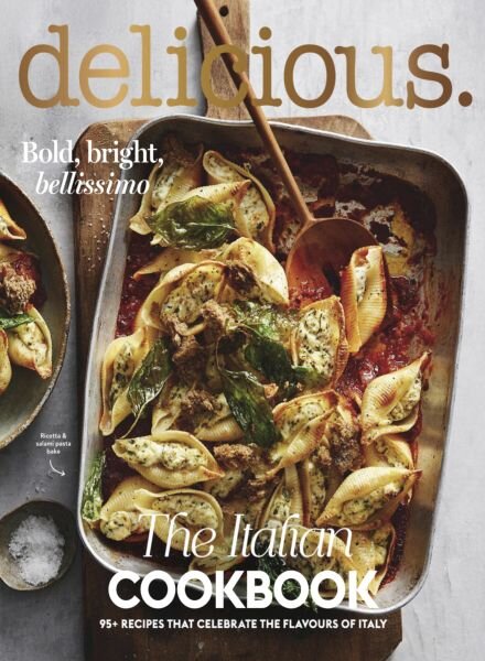 delicious Cookbooks – The Italian Cookbook 2025 Cover