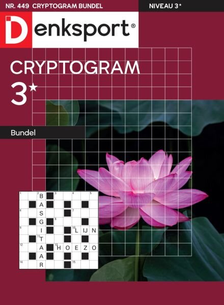 Denksport Cryptogrammen 3 bundel – 20 Maart 2025 Cover