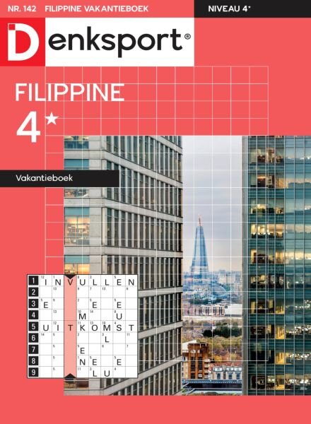 Denksport Filippine 4 Vakantieboek – 6 Maart 2025 Cover