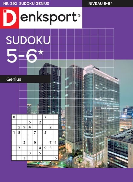 Denksport Sudoku 5-6 genius – 20 Maart 2025 Cover