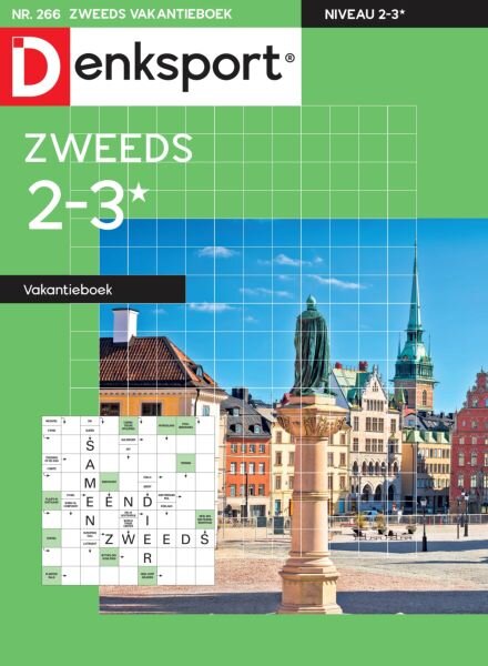 Denksport Zweeds 2-3 vakantieboek – 20 Maart 2025 Cover
