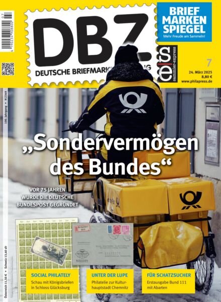 Deutsche Briefmarken-Zeitung – 24 Marz 2025 Cover