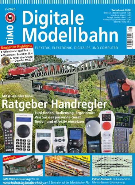 Digitale Modellbahn – N 2 2025 Cover