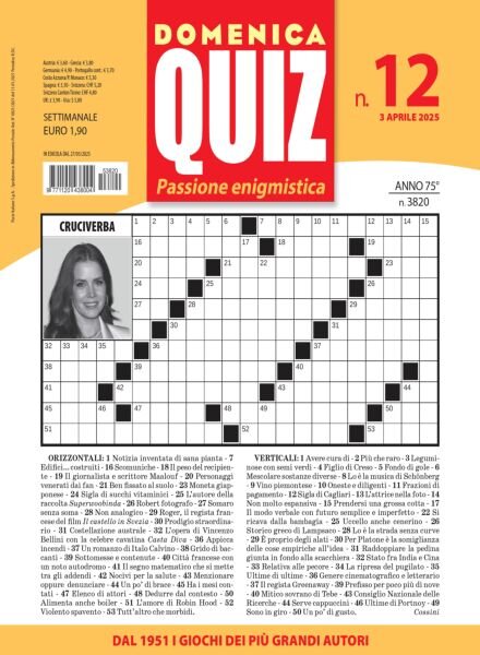 Domenica Quiz – 3 Aprile 2025 Cover