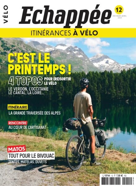 echappee Velo – Fevrier-Mars-Avril 2025 Cover