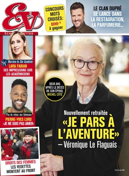 echos Vedettes – 15 Mars 2025 Cover